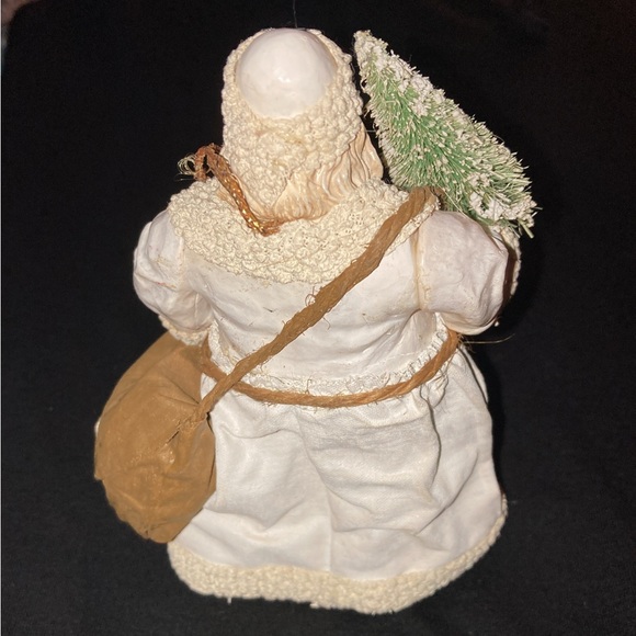 VINTAGE POSSIBLE DREAMS 1990- SANTA WHITE COAT ORNAMENT - Picture 2 of 9